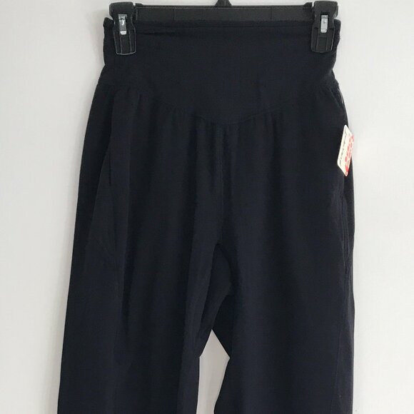 Free People Never Better Structured Sweatpants in Black size XS NWT - Picture 4 of 8